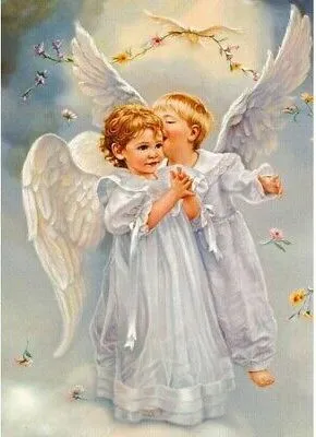 Immagine prodotto di 40x30 cm Pittura a diamante fai da te Pittura a diamante due angeli