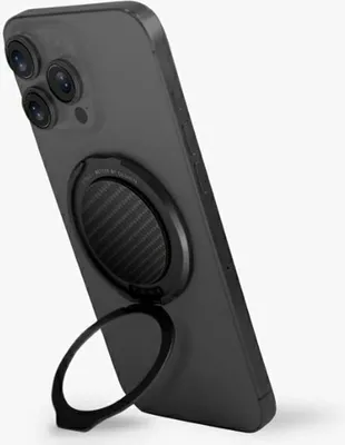 Obrázek produktu pro Uniq Gripfit Premium 360 Magnetic Mount&Kickstand Magnetic Mount Black/Carbon Black