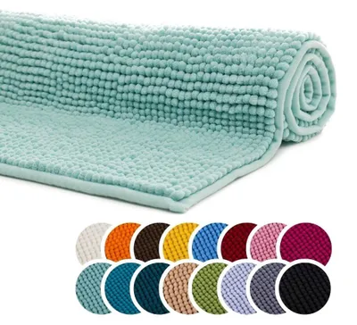 Image de Solidchoice - Tapis de bain en polyester, 70 x 120 cm, antidérapant et lavable