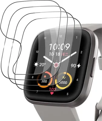 Produktbild von 6x Schutzfolie für Fitbit Versa Schutz Folie Displayschutz Klar Displayfolie