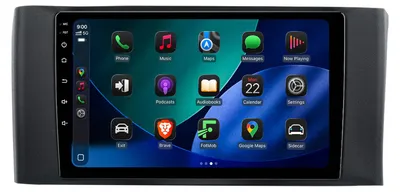 Zdjęcie produktu dla 9" Android Radio samochodowe 128GB Smart Fortwo 451 Facelift (2010–2015) CarPlay Android Auto GPS Bluetooth DAB+ DSP WiFi