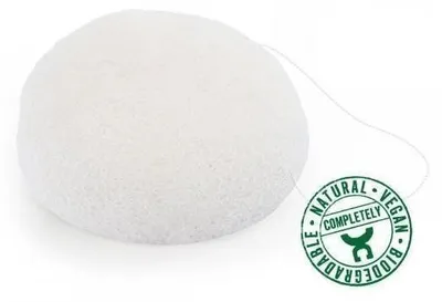 Produktbild von Konjac Gesichtspflegeschwamm, weiss