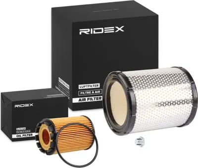 Produktbild von RIDEX Filterset Inspektionspaket Filtersatz für CITROËN Berlingo / Berlingo First (MF, GJK, GFK) passend für PEUGEOT 106 II Schrägheck (1A, 1C) 205 II