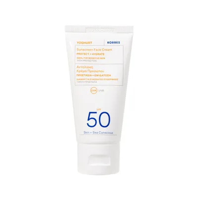 Zdjęcie produktu dla Korres Jogurt Krem do twarzy z filtrem przeciwsłonecznym SPF 50, 50 ml