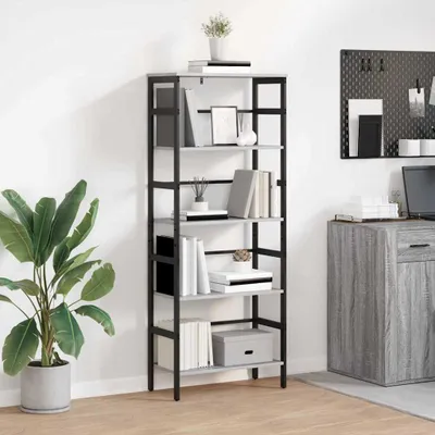 Immagine prodotto di Maison Exclusive - Libreria a 4 ripiani, dimensioni 60 x 29,5 x 149 cm, realizzata in legno composito