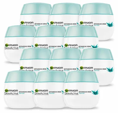 Immagine prodotto di 12 confezioni di crema viso Garnier SkinActive Botanische all'Aloe Vera, 50 ml - confezione  - 12 pezzi