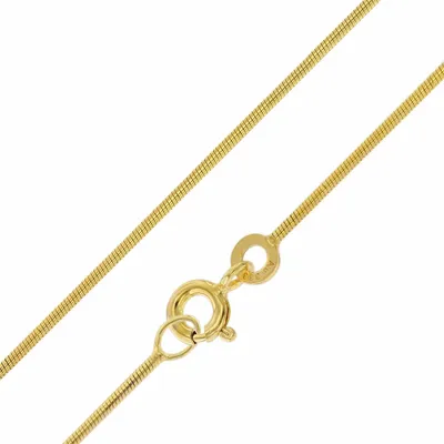Produktbild von trendor 51860 Feine Schlangenkette Gold 333/8K Breite 0,9 mm, 42 cm
