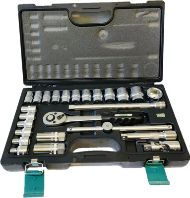 Immagine prodotto di Set di chiavi a bussola da 1/2 pollice, 25 pezzi, con cricchetto, marca Honiton