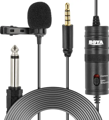 Immagine prodotto di BOYA by by-m1 microfono a cornice intercambiabile per fotocamera DSLR, smartphone, videocamera, registratori audio, nero