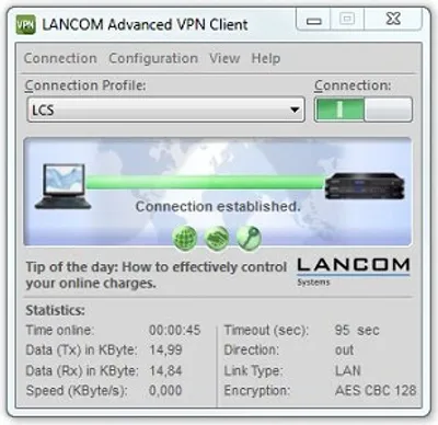 Image de LANCOM Upgrade Advanced VPN Client (WIN, 1 Licence)