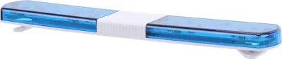 Imagen del producto de Luces LED de simulación para coches de control remoto (RC), modelo policial, ultra brillantes, de 145x22x12 mm, compatibles con coches de control remoto a escala 1:8 y 1:10. Color: azul