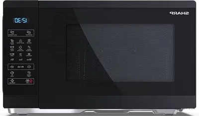 Obrázek produktu pro Mikrovlnná trouba s grilem, 900 W, černá, 11 stupňů