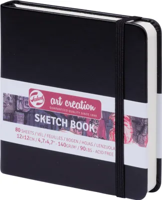 Zdjęcie produktu dla Talens Art Creation 9314004M Szkicownik 12 x 12 cm 140 g Black