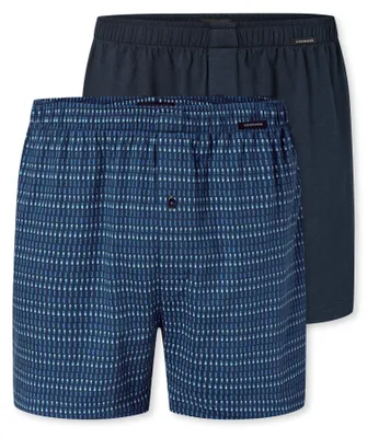 Produktbild von Schiesser 2er Pack Single Jersey Boxershorts Lockere Passform, Elastisches Material, Weiche Single Jersey Qualität