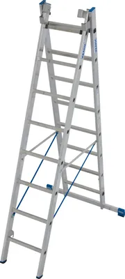 Produktbild von Krause Aluminium-Mehrzweckleiter STABILO mit Treppenfunktion 6,05 m
