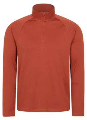 Produktbild von Mountain Warehouse - Sweatshirt mit halbem Reißverschluss für Herren MW4203 (XS) (Rostfarben)