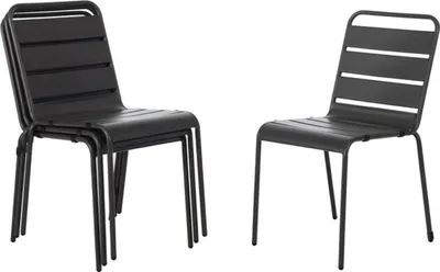 Immagine prodotto di Sedie da bistrot Bolero grigio acciaio
