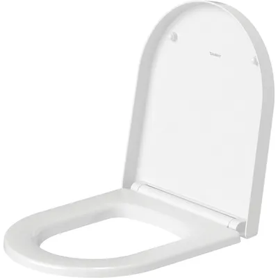 Image de Duravit ME by Starck Abattant WC Blanc Brillant Mat 374x438x51 mm - 0020192600