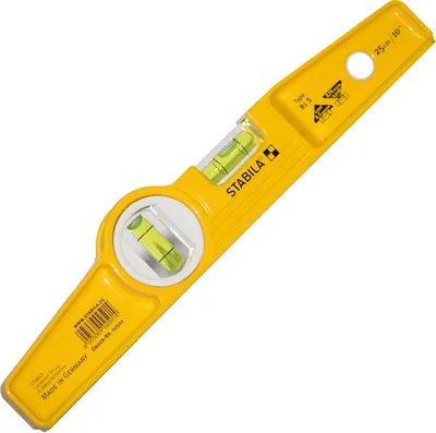Imagen del producto de Nivel de burbuja Stabila 81S, color amarillo, 25 cm - 2501