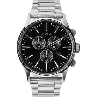 Produktbild von Nixon Sentry Chrono Silber Herrenuhr