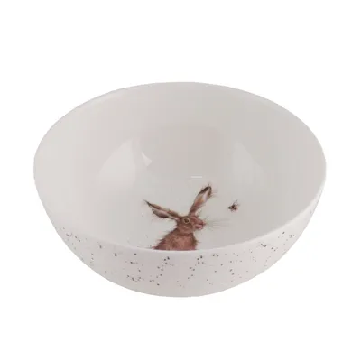 Produktbild von Wrendale Designs Porzellan Müsli Schale Hase tief ca. 15,5 cm D