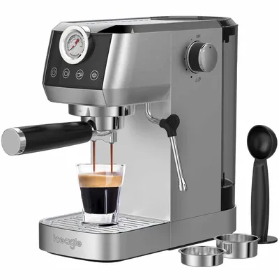 Produktbild von Halbautomatische Kaffeemaschine CM1665B 1350W, 20 Bar Espressomaschine, 1,3 Liter Wassertank