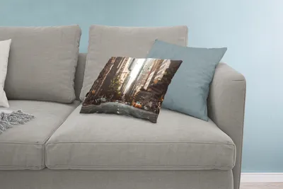 Produktbild von MuchoWow® Zierkissen Sofakissen Wohnzimmer Dekokissen 60x40 cm New York am Morgen - Kopfkissen - Polster mit Foto