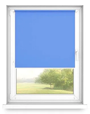 Produktbild von Time4blinds - Rollo ohne Kassette, 40x180 cm, Blauer Himmel, Steuerung Links