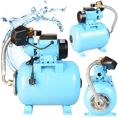 Obrázok produktu pre Kompozitná súprava QB 60 Hydrofor 24L + čerpadlo 370W 2100L/H + príslušenstvo + hadica