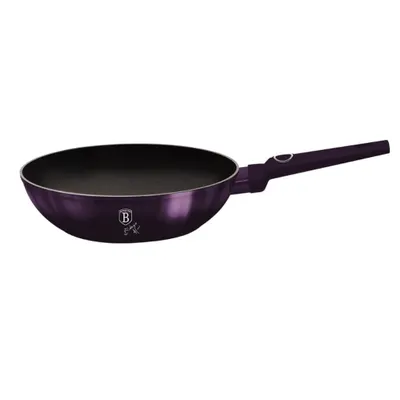 Zdjęcie produktu dla Berlinger Haus patelnia tytanowa wok 28cm Purple Eclipse BH6633
