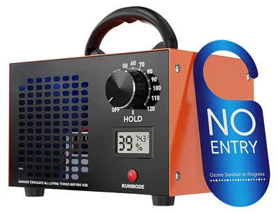 Zdjęcie produktu dla Generator ozonu, oczyszczacz powietrza z wyświetlaczem LCD i timerem (1-120 minut)