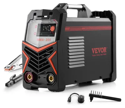 Image de Poste à souder TIG VEVOR, 205 A Poste à souder 2 en 1 (grand écran LED) - Lift-Up TIG/MMA, idéal pour les projets de bricolage, les travaux de garage et les réparations