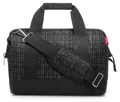 Produktbild von Reisenthel allrounder M, Frau, Handtasche, Medium, Reißverschluss, Schwarz, Muster