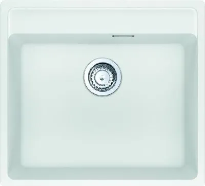 Produktbild von Franke Maris - Fragranit Küchenspüle MRG 610-52 RTL, 560x510 mm, Eißweiß 114.0661.387