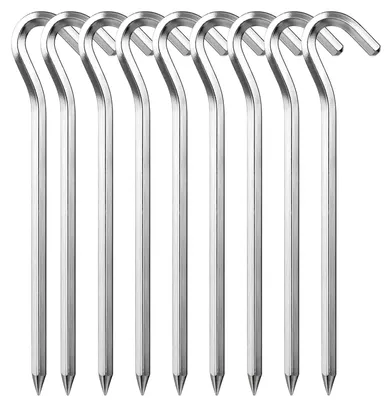 Productafbeelding van Tentharing - Tentpin - Aluminium - 18 cm - 10 stuks