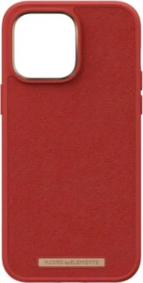 Produktbild von Njord byELEMENTS Suede Comfort+ Case - iPhone 14 Pro Max - Burnt Orange, Cover, Apple, iPhone 14 Pro Max, 17 cm (6.7"), Orange