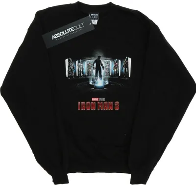 Produktbild von Marvel Studios - "3" Sweatshirt für Herren BI40698 (M) (Schwarz)