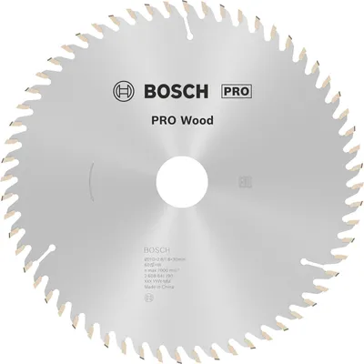 Produktbild von PRO Wood Kreissägeblatt, 210 x 2,8 x 30 mm, Z60