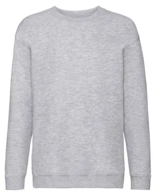 Productafbeelding van Fruit of the Loom - "Premium" trui met lange mouwen voor kinderen, model FK3137 (104) (Grijze melange)