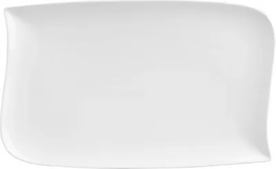 Produktbild von Set von 6 flachen rechteckigen tellern welle 33x20cm - SG Secret de Gourmet