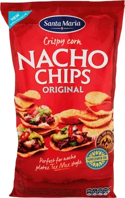 Image de Santa Maria Nacho chips de maïs croustillantes salées originales 475g