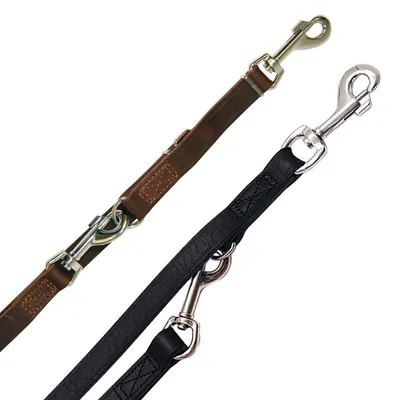 Produktbild von Kerbl Pet Vegas Führleine schwarz, 22 mm 240 cm, genäht, ausschnallbar