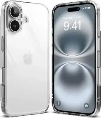 Produktbild von Ringke Fusion Hülle für iPhone 16, transparent