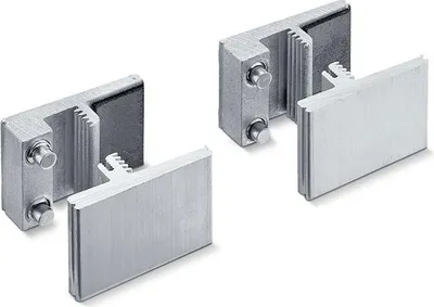 Produktbild von GEZE Set Endstücke für Glasklemmplatte 45 mm