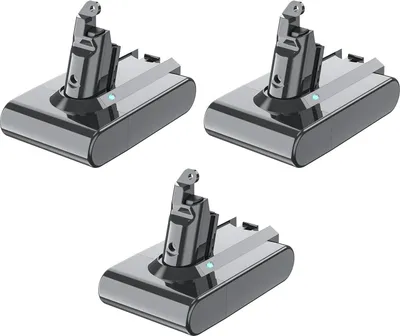 Obrázek produktu pro Náhradní baterie pro vysavač Dyson V6, 21,6 V 6000 mAh 18650 Li-Ion, kompatibilní s DC58/DC62, dobíjecí, modrá