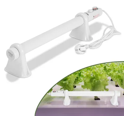 Productafbeelding van Vigevee kachel voor kas, 55W, instelbaar van 0–90 °C, met digitale thermostaat van 3000W, 500 mm
