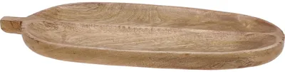 Obrázok produktu pre Podnos v tvare listu, mangové drevo, 40 x 18 cm