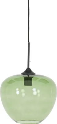 Obrázok produktu pre Light & Living - závesná lampa - Mayson - zelená - sklo - Ø 30cm - E27 - 2952381