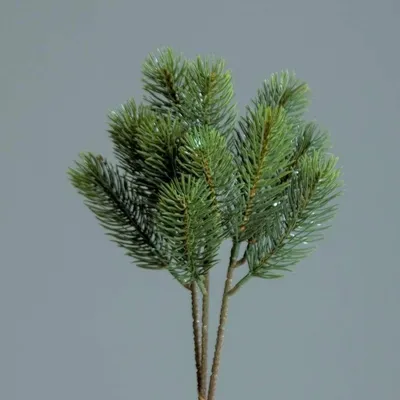 Produktbild von Künstlicher EDELTANNENPICK mit 4 Trieben. Ca 27cm. Bund mit 3 Stück.