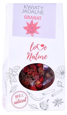 Produktbild von Love Nature getrocknete essbare Blumen GRANATAPFEL